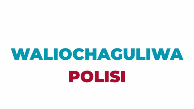 Majina ya waliochaguliwa polisi 2025