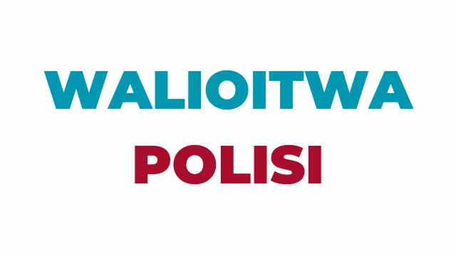 Walioitwa kwenye usaili polisi 2025